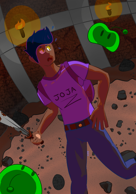 Deep in the Mines-From Grandpa's Farm Zine