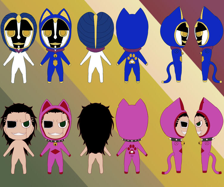 Bleach Plush Designs- Mayuri&Kepachi